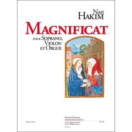 LEDUC HAKIM NAJI - MAGNIFICAT - SOPRANO, VIOLON ET ORGUE