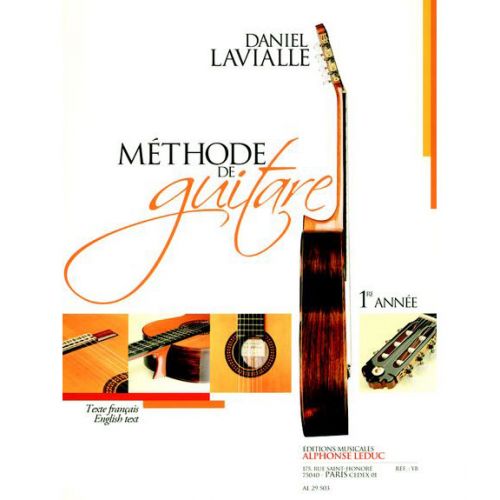LAVIALLE DANIEL - METHODE DE GUITARE 1ERE ANNEE