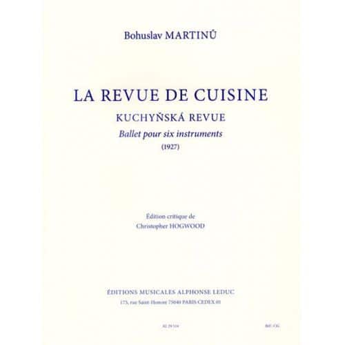 MARTINU B. - LA REVUE DE CUISINE