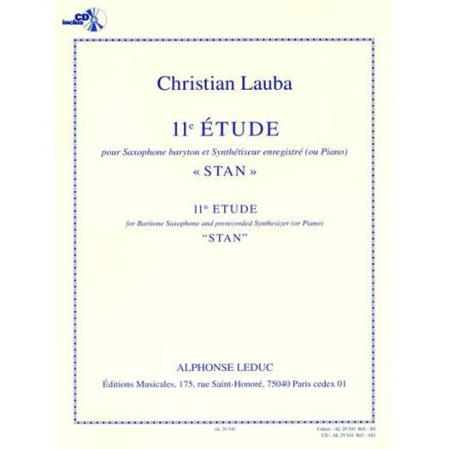 LAUBA CHRISTIAN - 11e ETUDE 