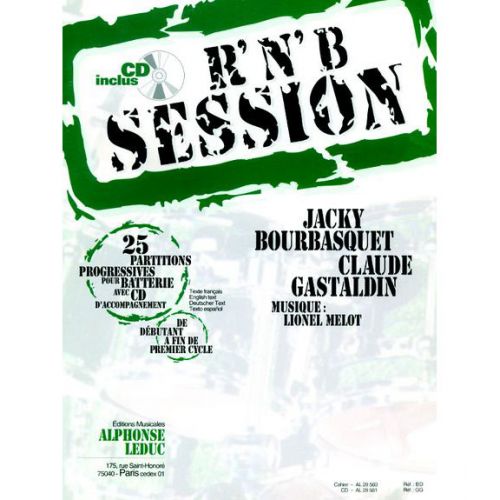 BOURBASQUET/GASTALDIN - R'N'B SESSION + CD 