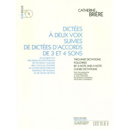 DICTEES A 2 VOIX ET DICTEES D'ACCORDS + 2CD 