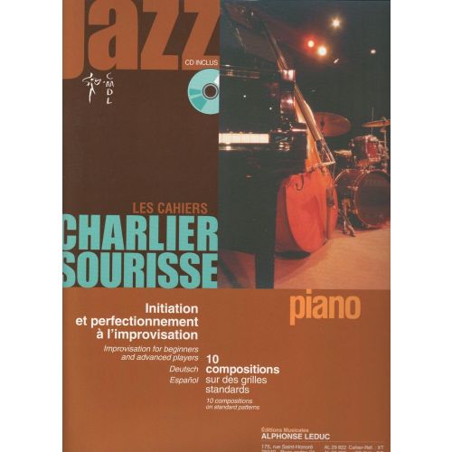 LEDUC LES CAHIERS CHARLIER-SOURISSE POUR PIANO + CD