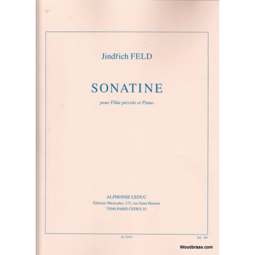 FELD J. - SONATINE POUR FLUTE PICCOLO ET PIANO