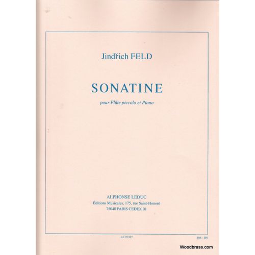 Feld J. - Sonatine Pour Flute Piccolo et Piano
