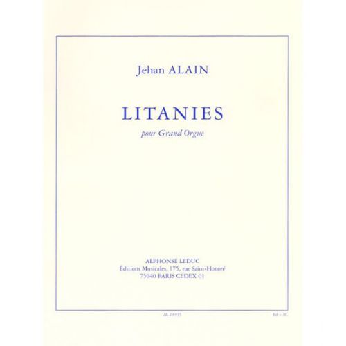 LEDUC ALAIN JEHAN - LITANIES - ORGUE