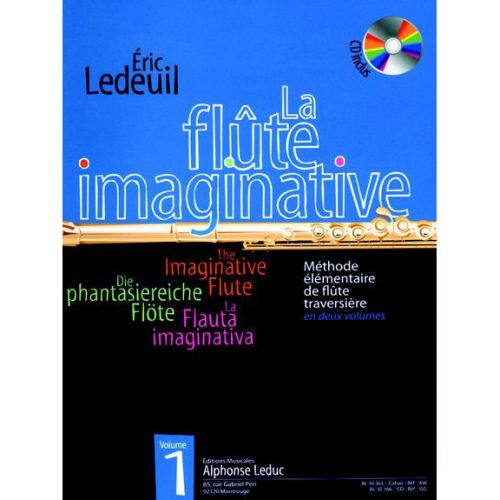 LEDEUIL ERIC - FLUTE IMAGINATIVE VOL.1 + CD