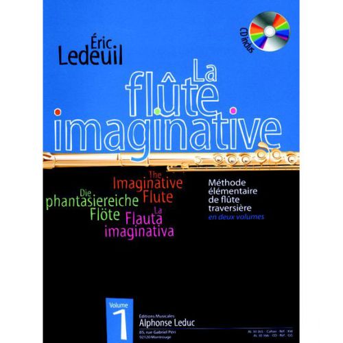 LEDUC LEDEUIL ERIC - FLUTE IMAGINATIVE VOL.1 + CD