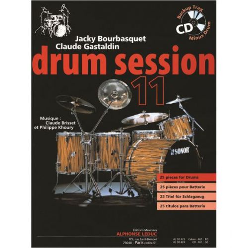 LEDUC BOURBASQUET/GASTALDIN - DRUM SESSION VOL.11 + CD