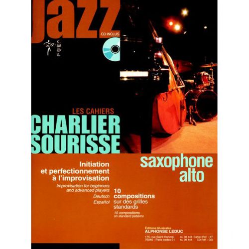 LEDUC LES CAHIERS CHARLIER-SOURISSE POUR SAX ALTO + CD