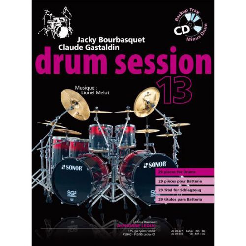 BOURBASQUET / GASTALDIN - DRUM SESSION VOL.13 + CD