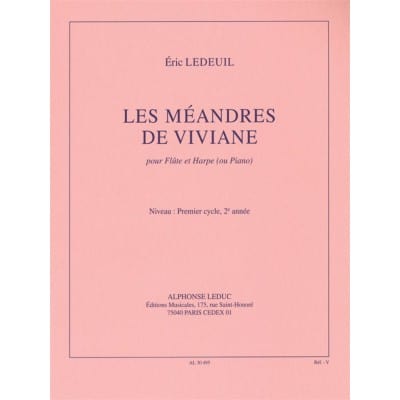 LEDUC LEDEUIL ERIC - LES MEANDRES DE VIVIANE - FLUTE & PIANO 