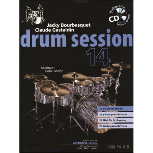 BOURBASQUET/GASTALDIN/MELOT - DRUM SESSION VOL.14 + CD 