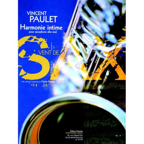 LEDUC Paulet - Harmonie Intime - Saxophone Alto Seul