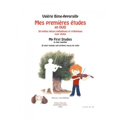 LEDUC BIME-apparailly Valerie - Mes Premieres Etudes En Duo Pour Violon