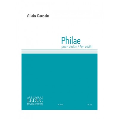 GAUSSIN ALLAIN - PHILAE - VIOLON