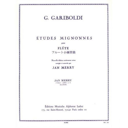 GARIBOLDI G. - ETUDES MIGNONNES - FLUTE 