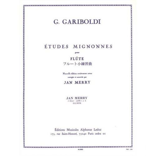 LEDUC GARIBOLDI G. - ETUDES MIGNONNES - FLUTE 