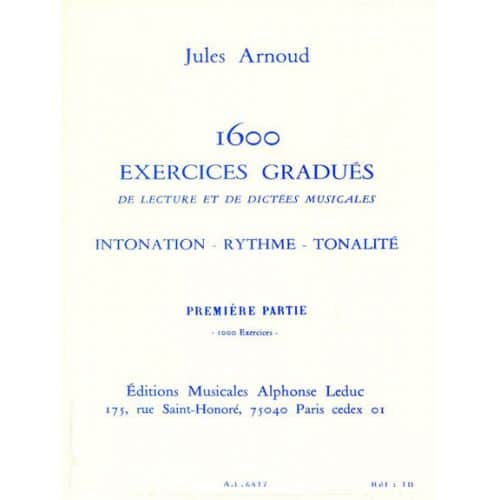 ARNOUD J. - 1600 EXERCICES GRADUES ET DICTEES VOL.1