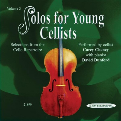 CHENEY CAREY - SOLOS FOR YOUNG CELLIST VOL.3 - CD ONLY