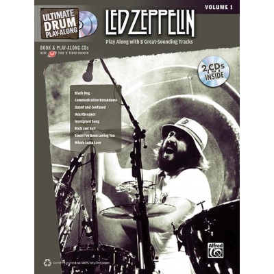 ALFRED PUBLISHING ULTIMATE DRUM PLAY ALONG: LED ZEPPELIN VOL.1