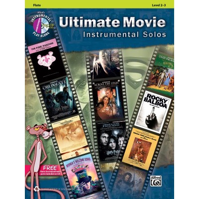 ALFRED PUBLISHING ULTIMATE MOVIE INSTRUMENTAL SOLOS - FLUTE + CD 