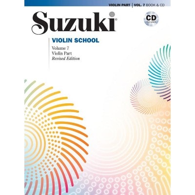 ALFRED PUBLISHING SUZUKI - VIOLIN SCHOOL VOL.7 + CD - REVISED EDITION