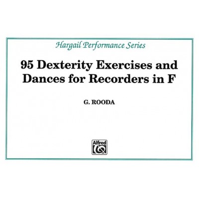 HARGAIL MUSIC PRESS Rooda - 95 Dexterity Exercises For Recorders In F