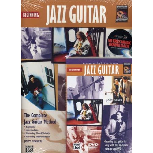 FISHER J. - BEGINNING JAZZ GUITAR + DVD - GUITARE