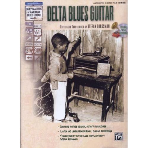 ALFRED PUBLISHING GROSSMAN STEFAN - DELTA BLUES GUITAR TAB CD
