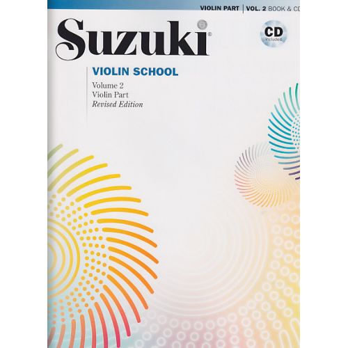ALFRED PUBLISHING SUZUKI VIOLIN SCHOOL VIOLIN PART VOL.2 + CD - EDITION REVISEE