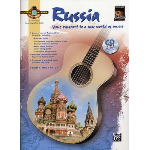 ALFRED PUBLISHING NATTER FRANK JR. - GUITAR ATLAS - RUSSIA + CD