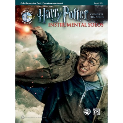 ALFRED PUBLISHING HARRY POTTER INSTRUMENTAL SOLOS FOR STRINGS - VIOLONCELLE