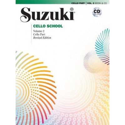 ALFRED PUBLISHING SUZUKI CELLO SCHOOL VOL.2 (REVISED) + CD 