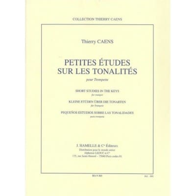  Caens Thierry - Petites Etudes Sur Les Tonalites - Trompette