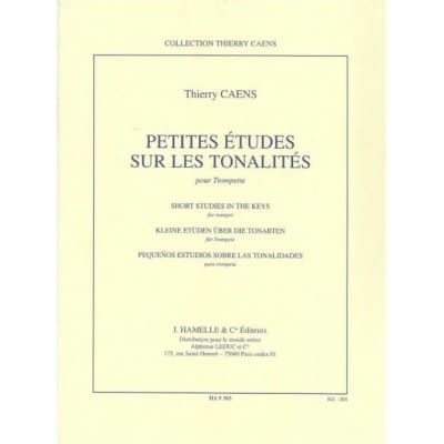 CAENS THIERRY - PETITES ETUDES SUR LES TONALITES - TROMPETTE