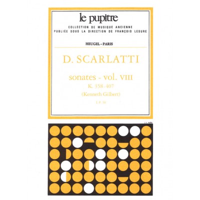 SCARLATTI D. - SONATES VOL.VIII (K.358 - K.407)