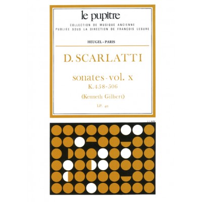 SCARLATTI D. - SONATES VOL.X (K.458 - K.506)