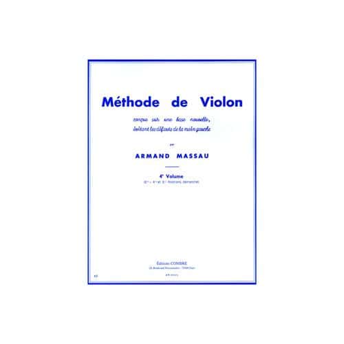 MASSAU A. - METHODE DE VIOLON VOL.4