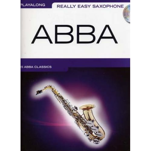 WISE PUBLICATIONS ABBA - PLAYALONG - REALLY EASY SAXOPHONE + CD