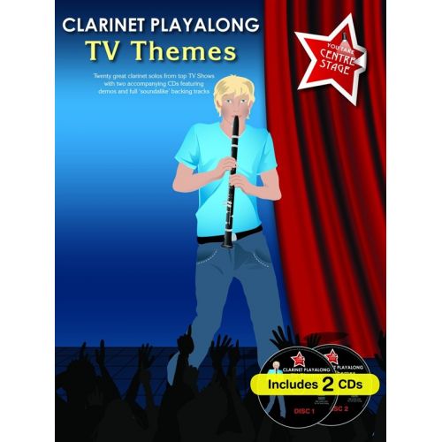 WISE PUBLICATIONS CLARINET PLAYALONG TV THEMES + CD - CLARINET