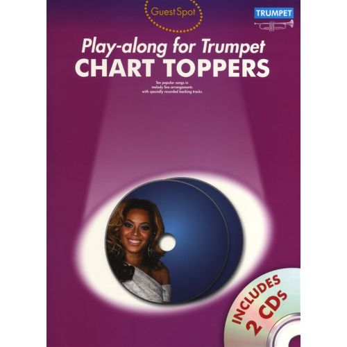 PLAYALONG FOR TRUMPET CHART TOPPERS - TRUMPET