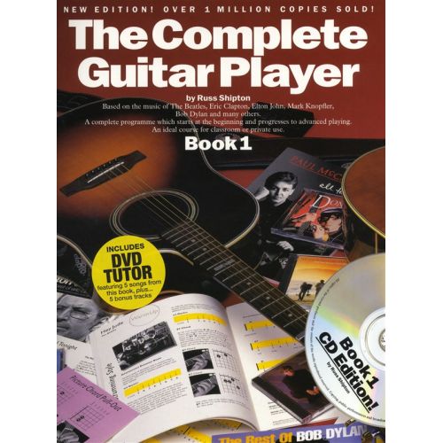 WISE PUBLICATIONS THE COMPLETE GUITAR PLAYER GUITAR BOOK CD AND DVD - GUITAR