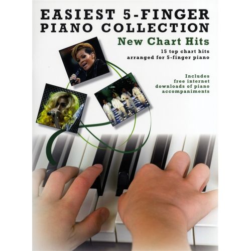 EASIEST 5 FINGER PIANO COLLECT NEW CHART - PIANO SOLO