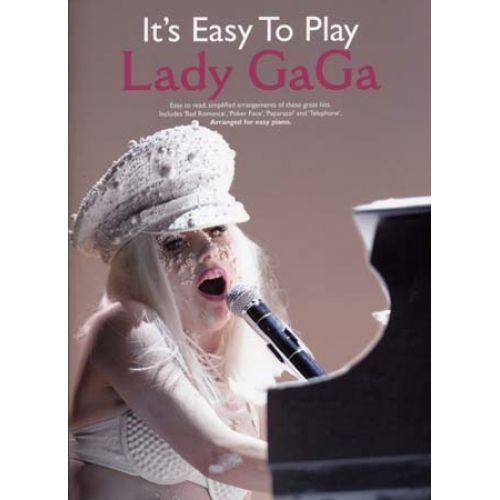 LADY GAGA - IT'S EASY TO PLAY - PIANO