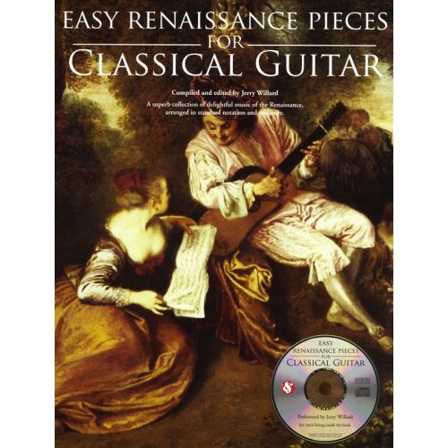  Easy Renaissance Pieces For Classical Guitar + Cd - Classical Guitar