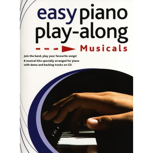 WISE PUBLICATIONS EASY PIANO PLAYALONG MUSICALS PIANO + CD - PIANO SOLO