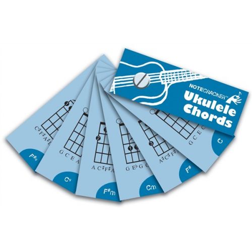 WISE PUBLICATIONS NOTECRACKER UKULELE CHORDS UKE CARDS - UKULELE