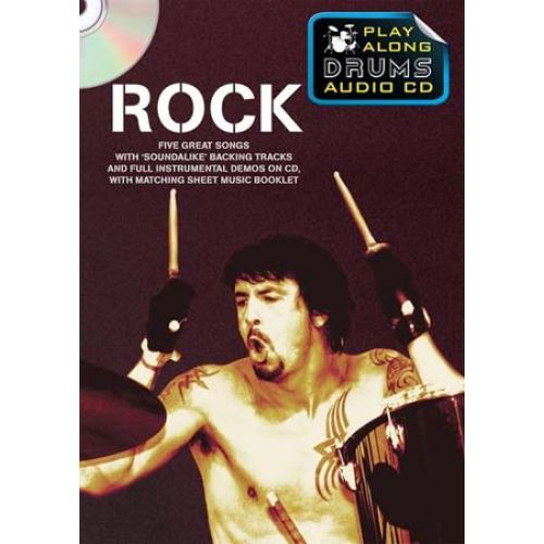 WISE PUBLICATIONS ROCK PLAY ALONG DRUMS AUDIO + CD - DRUMS