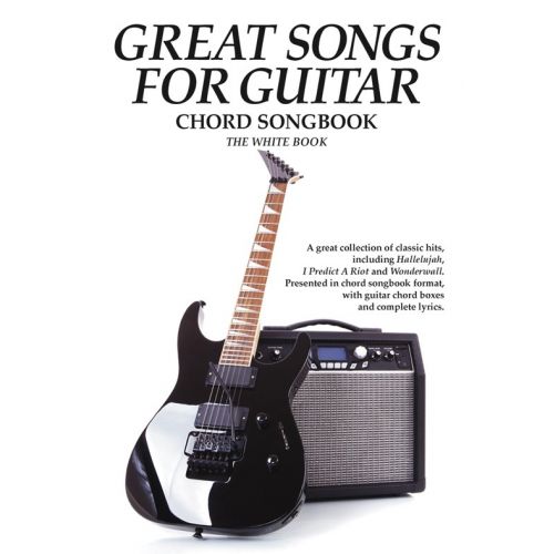 WISE PUBLICATIONS GREAT SONGS FOR GUITAR - WHITE - LYRICS AND CHORDS